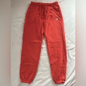 orange champion sweatpants